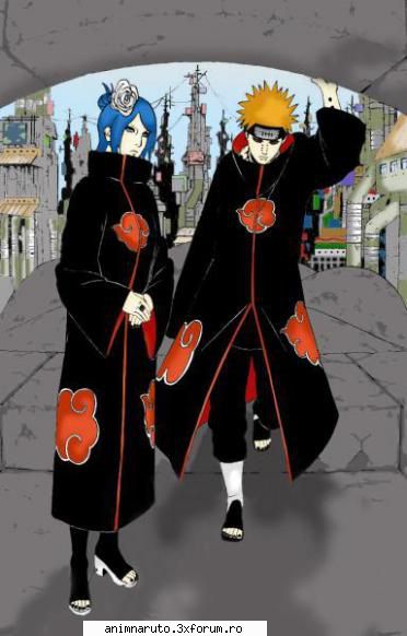 cunosc din copilarie ..si totusi sunt singurul cuplu care potrivesc cel mai bine din akatsuki!