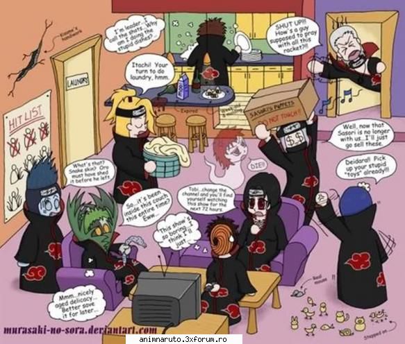 Akatsuki - Hakusho - Naruto - Despre personaje