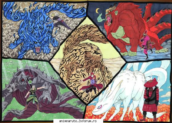 Bestii cu Cozi din Naruto - Hakusho - Naruto - Despre personaje