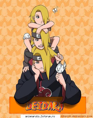 deidara a fost cel mai tanar membru al akatsuki , şi a fost asociat cu sasori şi tobi ,
